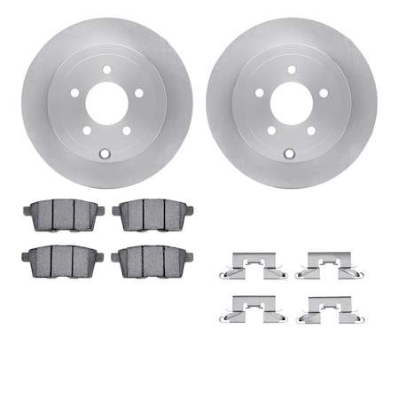 6512-99203, Rotors With 5000 Advanced Brake Pads Includes Hardware